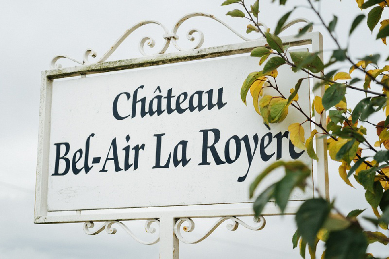 Panneau Château Bel Air La Royere