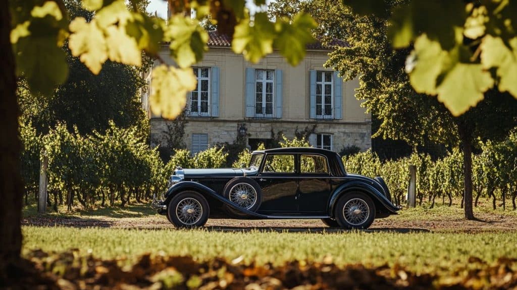 Explorer le Château Marquis de Terme en véhicule prestigieux