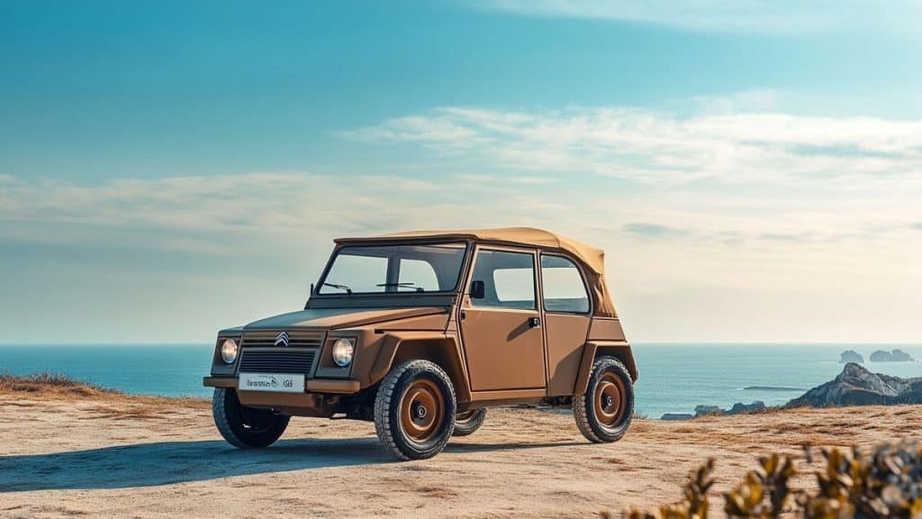 Location Citroën Méhari de 1975, véhicule vintage