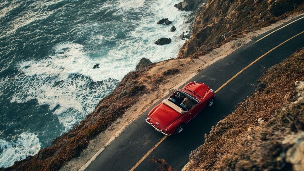 Louer une MG Midget, petit roadster vintage