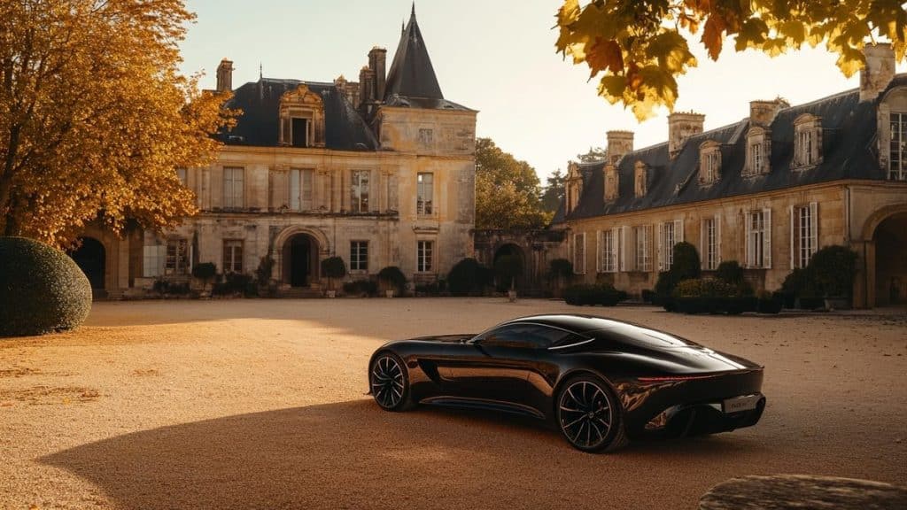 Tour du Château Cos d'Estournel en voiture de luxe